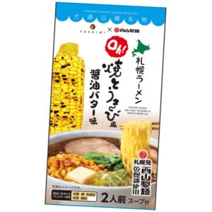 Roasted corn-flavored dried noodles＜Soy sauce butter＞